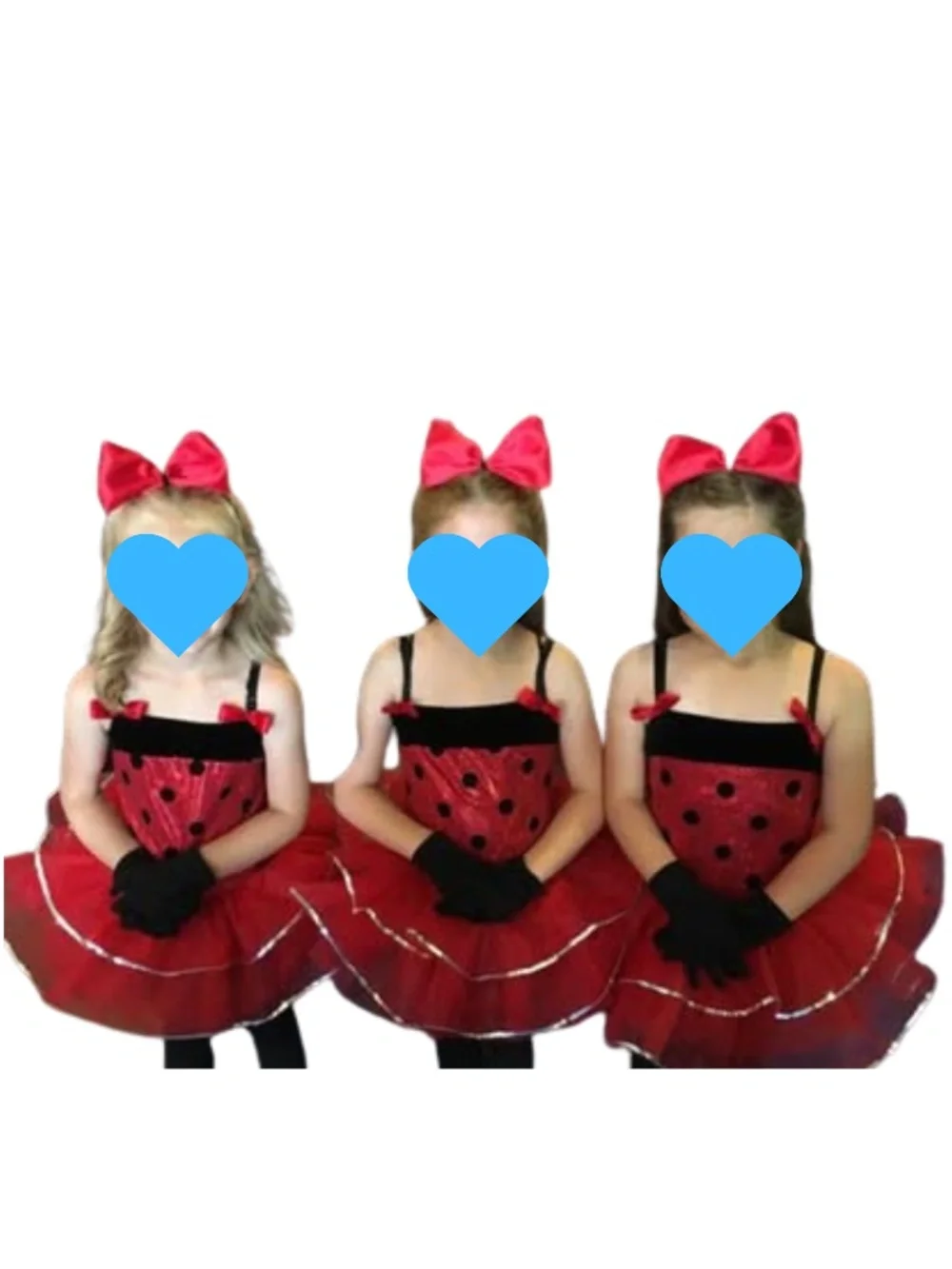 Little Lady Bug Costume or Dance Outfit (5-6yr girls) Small/Medium in childrens.